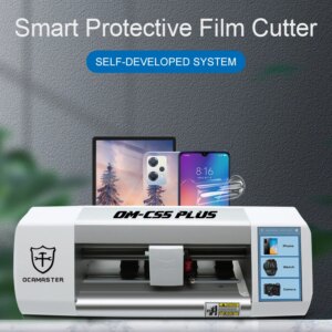 OCAMASTER CS55 Plus Smart Protective Film Cutting Machine 10inch Cutter for Moble Phone Front Screen and Back Glass Protecting