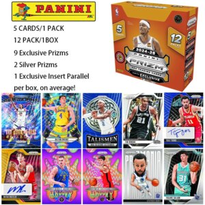 Panini 2024-25 Prizm NBA Trading Card Box Hobby International Boy Basketball Star Autograph Game Collection Card Birthday Gift