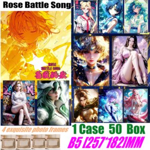 Wholesale Goddess Story Rose War Song B5 Character Two Dimension Sexy Game Collection Card Acrylic Card Hobby Wife Gift Bikini