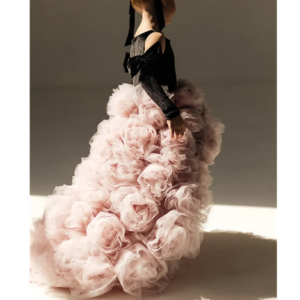 Flower Wedding Party Dress Puffy Tulle Wedding Party Dress for Girl Pretty Girl Dress First Communion Dress