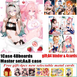 Tutu Card Society Deliciously Charming A5 Waifu Art Boards Popular Anime Goddess Ganyu Hutao Yae Miko Shinobu Sexy Charm Boards