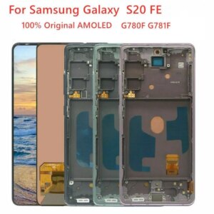 For Samsung Galaxy S20 Fan Edition G780F G781F S20 FE 5G S20 Lite LCD Display with touch screen ditigitizer