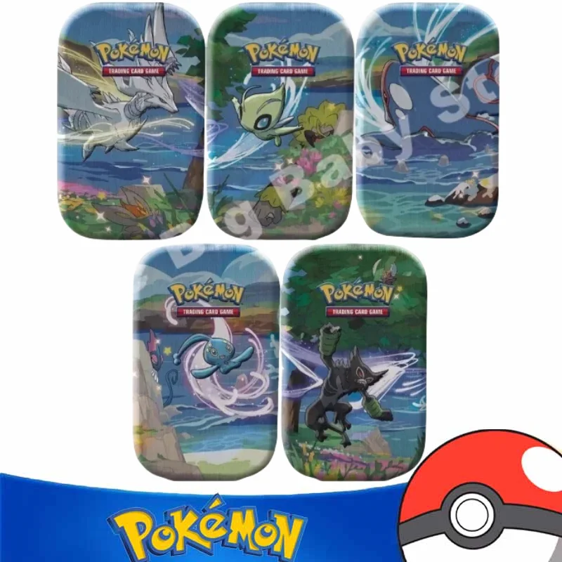 Pokemon Cards Original Trading PTCG Cartoon SS4.5 US Version Mini Iron Box English SHINING FATES Child Gift Cartoon Game