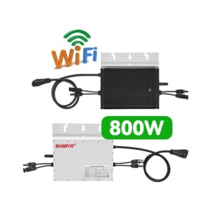 BUSBYR 800Watt Solar Grid Tie Inverter with Smart WiFi Function DC 22-50V AC230V Solar PV Grid Tie Micro Inverter
