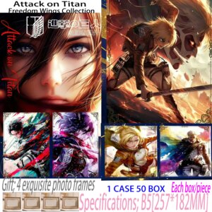 Wholesale Goddess Story Attack on Giant Game Collection Card Characters Toys Hobby Board Game Fan Replenishment Pack Monster Fig