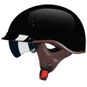 DOT Certification Motorcycle Helmet Casco Moto Half Helmet German Classic Moto Helmet Retro Capacete De Moto