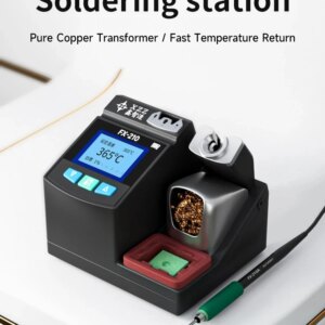 XZZ-FX-210 Super Precision Soldering Station, 45W, 2S Fast Heating, C210 Soldering Iron Kit for PCB Board Repair Welding