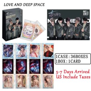 2025 Wholesales Love And Deep Space Love Collection box Xun Lan Culture Sexy Male God Abs Series Anime Christmas Gift