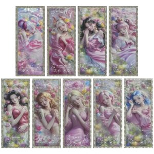 Linglong 3 Anime One Piece Nami Uta Yamato Hancock Vivi Robin Perona Rare Diamond Cards Collection Cards Birthday Gifts Toys