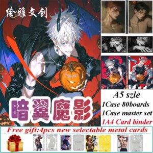New Huiya Creative Jujutsu Kaisen A5 Art Baords Anime JJK Boards Meimei Satoru Gojo Zenin Maki Halloween Trading Card Hobby Gift
