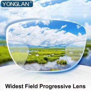 1.56 1.61 1.67 Widest Field of View Progressive Multi-focal Lenses Digital Free Form Myopia Prescription Lenses Optical Glasses