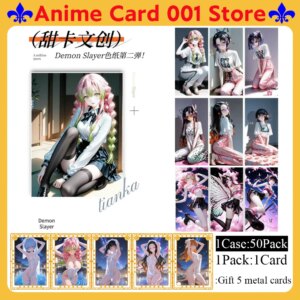 Tianka culture Demon Slayer Board Collection Card Anime Acrylic Color Paper Hobby Children’s Birthday Party Toy Gift Card