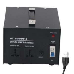 2000W AC Voltage Converter 110V to 220V Single Phase Power Transformer ST-2000VA US Plug Power Supply Battery Charger