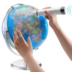 Educational Interactive Talking Globe for kids with Smart Pen LED Night Light USB Learning Gift for children