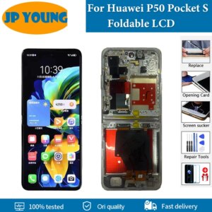 6.9″ Original OLED For Huawei Pocket S Folding Screen Assembly Digitizer For Huawei P50 Pocket S LCD Display Replacement Parts