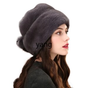 LMM Winter Whole Mink Mink Hair Fashion Ear Protection Leather Warm Fur Trend