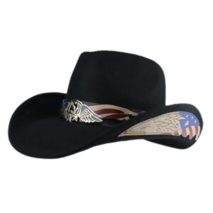 Unisex vintage design pure cashmere styling felt top hat for and warmth