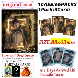 2025 Wholesales Love And Deep Space Love Cultural Creation Abs Anime Male God Series Anime Playing Cards Party Games