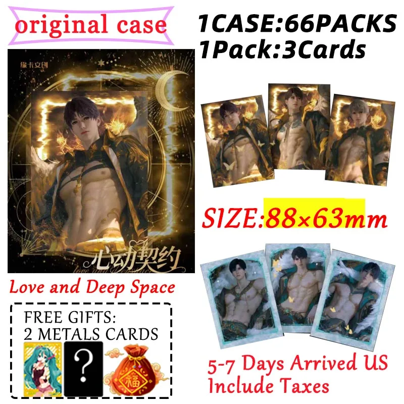 2025 Wholesales Love And Deep Space Love Cultural Creation Abs Anime Male God Series Anime Playing Cards Party Games