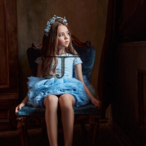 JONANY Cute Flower Girl Dress Short Sleeves Beads Customised Party Prom Pageant Vestido Little Girl First Communion Ceremony