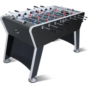Foosball Table, 58″ Competition Sized Soccer Table Game, Heavy Duty Arcade Game Table with 2 Balls for Adult, Kids, Home, Indoor
