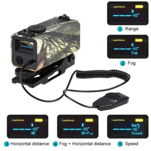 Outdoor Real-time Ranging, Hunting And Shooting Display Mini Laser Automatic Rangefinder LRF Rangefinder For Hunting