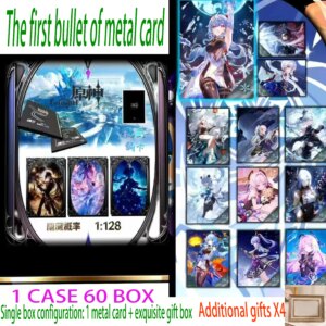 Wholesale latest goddess story [Genshin Impact] Metal card character collection card color paper anime sexy hobby wife gift supp
