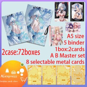 Latest A5 Boards Teenage Girls Era Hobby Spicy Waifu Board Doujin Booster Rem Boa Nami Genshin Furina Rare Card Toy Gifts