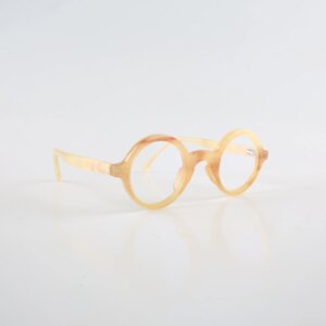 Eyeglass Frames Unique Round Vintage Round Retro Handmade Honey Horn Retro Prescription Man Glasses Frames Optical Eyeglasses