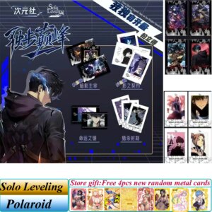 Dimension Society Solo Leveling The Polaroid Collection Cards Blind Boxes Korean Genuine Version Game Toy Birthday Party Gift