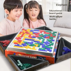 Gladiator Chess 2-4 Square Game Puzzle Board Game Strategy Interactive Intelligence Board Card Four-Player Chess