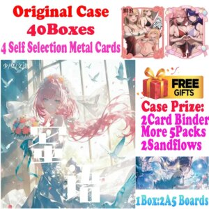 2025 Lastest A5 Size Sweet Word Goddess Waifu Card Board No Duplicate Master Set Ganyu Furina Keqing Artboard