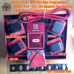 2024 ORIGINAL NEW MIPI TESTER BOX with ICFRIEND mipi nb pro and UFS 153,UFS 297,UFS 254,+ EMMC 9 IN 1 Socket Adapter