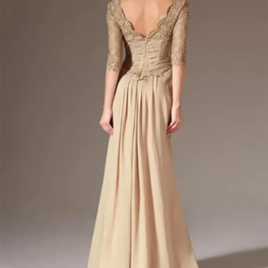 Classic Scoop Collar Appliquins Lace Pleat Mother Of Mermiad Wedding Dresses Bridal Gowns Customized