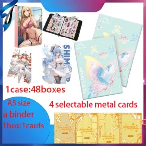 Wholesale 2025 Newest A5 Size Fu Die Dream Goddess Card Board Waifu Trading Playing Doujin Toys Artboard Gift