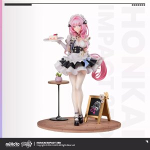 Anime Game Honkai Impact 3 Cosplay Elysia Pink Miss Ver. 1/7 Figure ABS&PVC Maid Statue Halloween Doll Limited Tea Set Gift Box