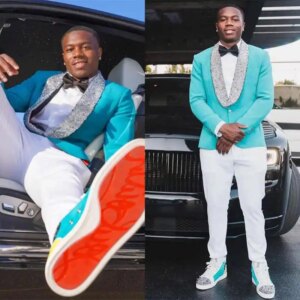 Mint Green Mens Party Tuxedos 2 Pieces Sequined Shawl Lapel Groom Pants Sets Male Fashion Formal Birthday Suits Customized