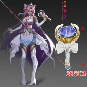 Game LOL Seraphine Seraphine Cosplay Microphone Prop Handmade PVC Material Perfect Copy 28.5CM Seraphine Role-playing Prop