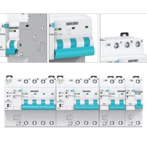 For Tuya Smarts Wifi MCB Metered Circuit Breaker Smarts Life Timed Remote Control Automatic Wireless Circuit Breaker