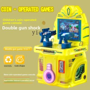 ZZ new children’s electric toy slot game machine joystick arcade machine double shot gun commercial household
