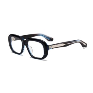 Women’s Luxury Retro Oval Square Glasses Thick Acetate Frame Trendy Designer Prescription Optical Eyewear for Reading & Driving