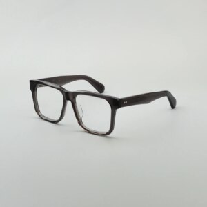 Retro Acetate Glasses Oversized Trendy Square Driving Eyeglasses UV400 Protection Luxury Designer Optical Eyewear for Men/Women