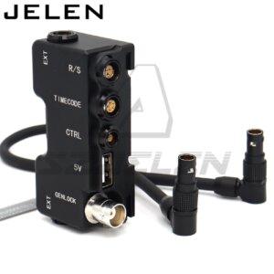 B-Box RED komodo KOMODO-X EXT9-pin splitter-R/S (3pin Fischer) Time code (0B 5pin) CTRL (00B 4pin) 5V (USB) Genlock (BNC)