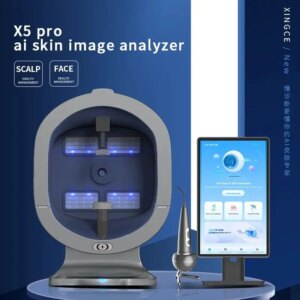 Artificial Intelligence Technology Facial Care Analyzer Hair Follicle Scanner Beauty Skin Diagnostic Instrument
