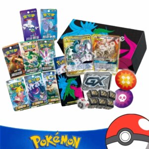 Original Pokemon Cards Trading PTCG Cartoon Chinese Arceus & Dialga & Palkia GX Deck Construct Advanced Three Gods Gift Box
