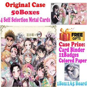 2025 Newest Case Wholesale Zhuigumiao Culture A5 Size Demon Slayer Card Board Waifu Shinobu Playing Card CCG TCG Art Gift