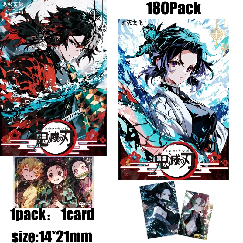 Demon Slayer Cards Booster Box A5 Wave 1 Collection Wholesale Playing Cards Games Board Party Kids Toys Mystery Pack