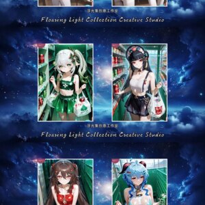 2025 Newest Floating Light Collection Girl’s Water Story A5 Boards Goddess Feast Anime Girl Party Bikini Hobbies Gifts