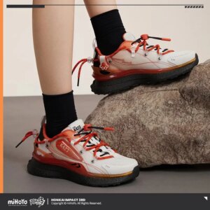 [Genuine]Honkai Impact 3rd Derivative Product Cosplay Kiana Kaslana NEW ARRIVAL Sneakers Couple Casual Fashion Shoes