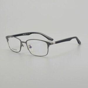 Belight Optical 360 Degree Rotate Design Business Pure Titanium Full Rim Frame Men Prescription Eyeglasses Eyewear PL1329